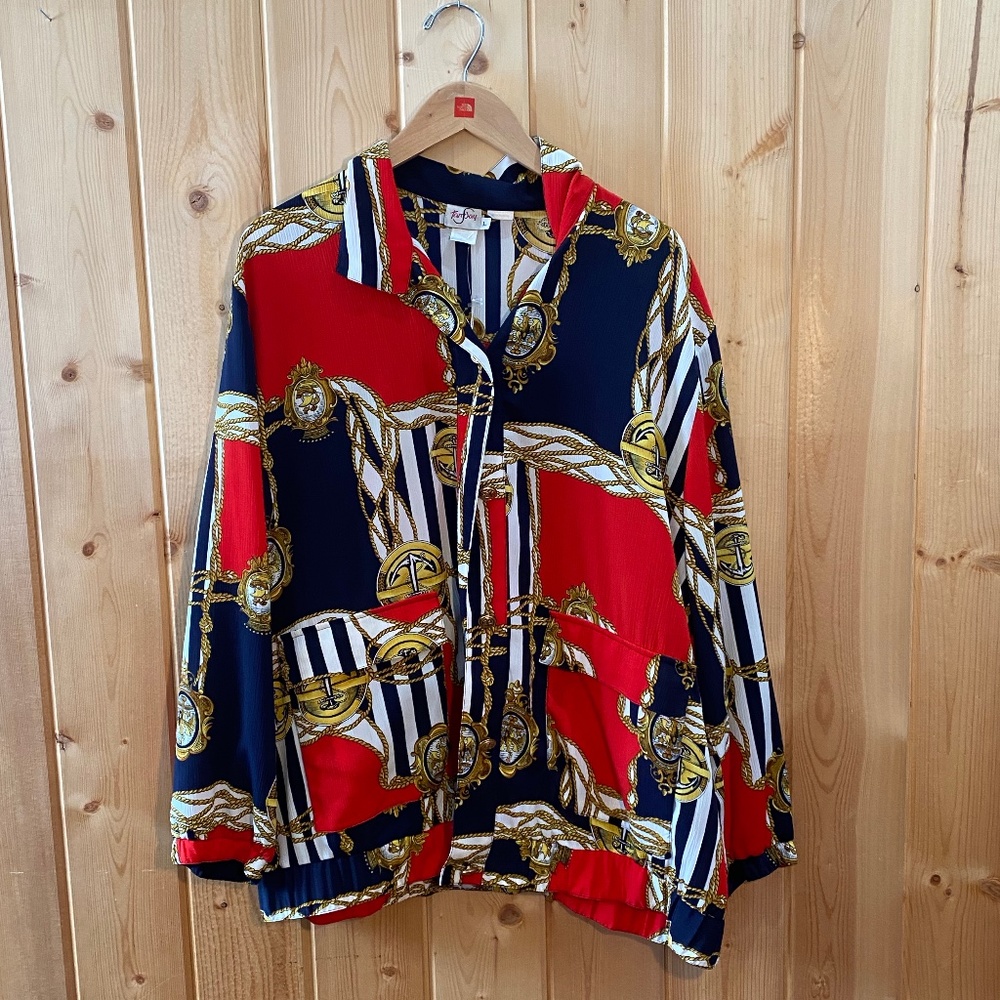 Oversized Nautical Shirt